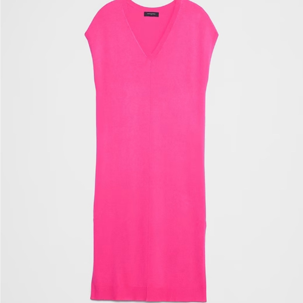 Vibrant Pink Sleeveless Dress